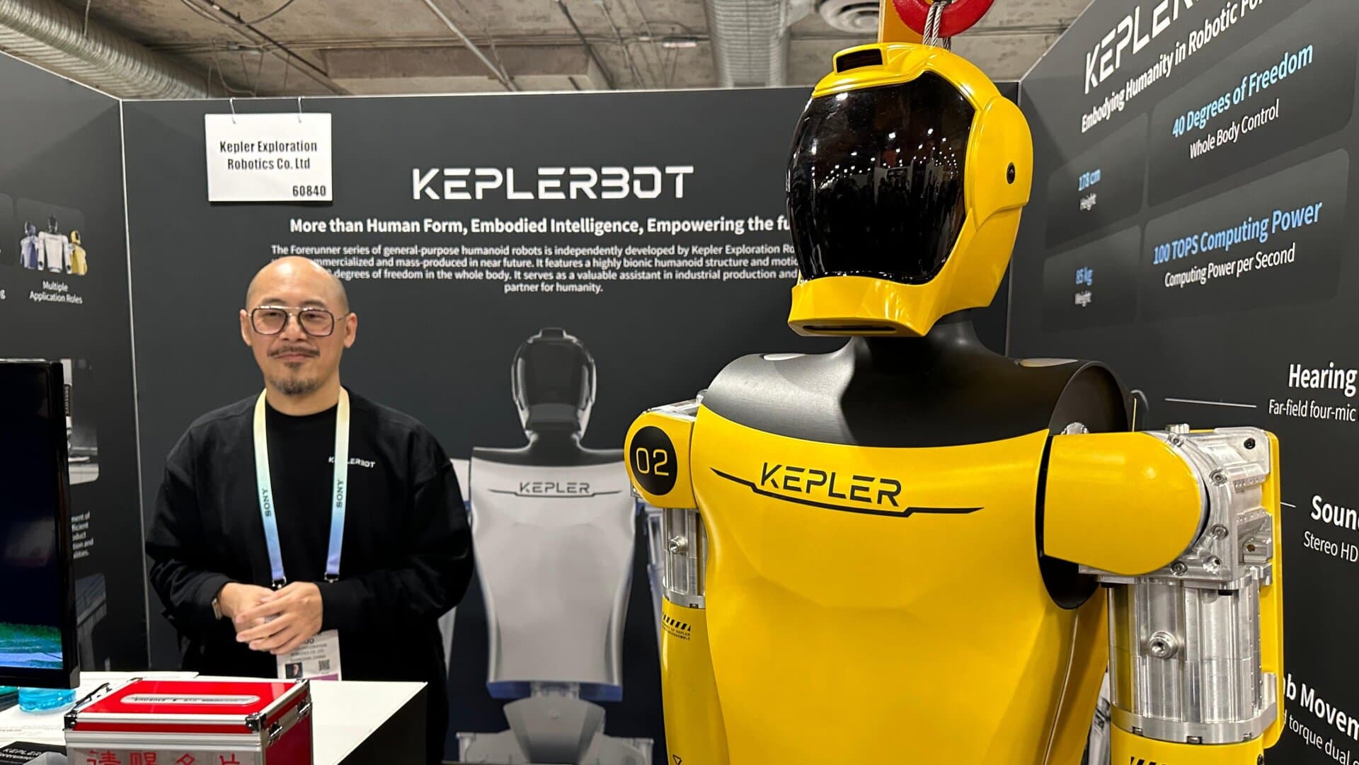 Forerunner K1 humanoid robot by Kepler