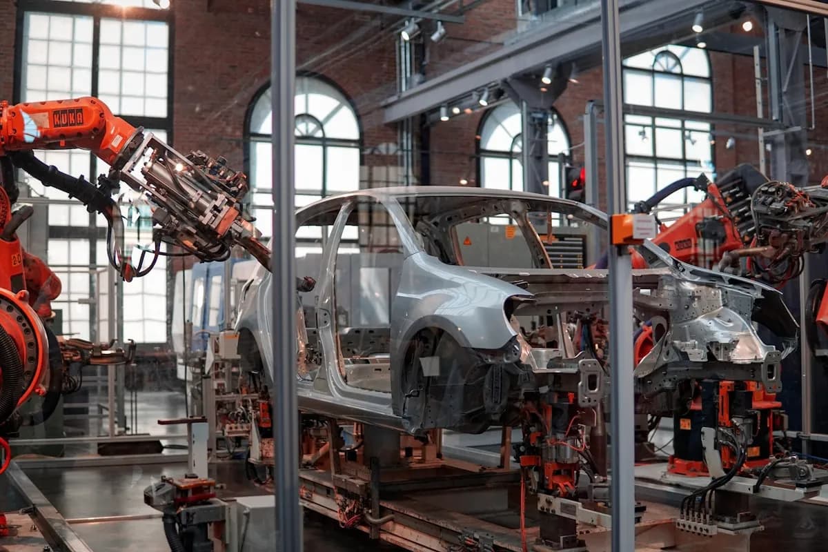 Industrial Labor & Manufacturing — humanoid robots in action
