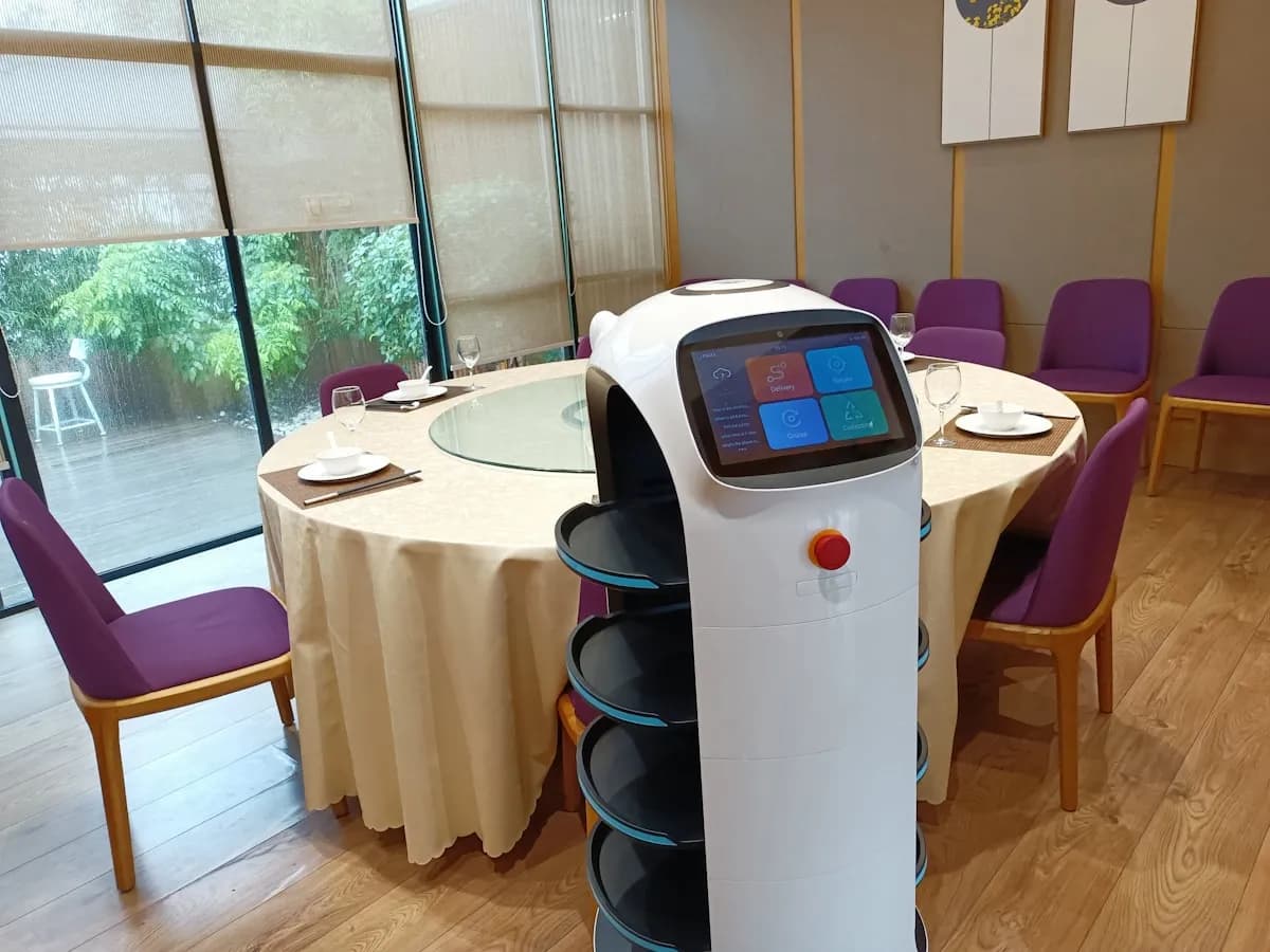 Service & Hospitality — humanoid robots in action